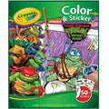 Crayola Colour & Sticker Book - Teenage Mutant Ninja Turtles