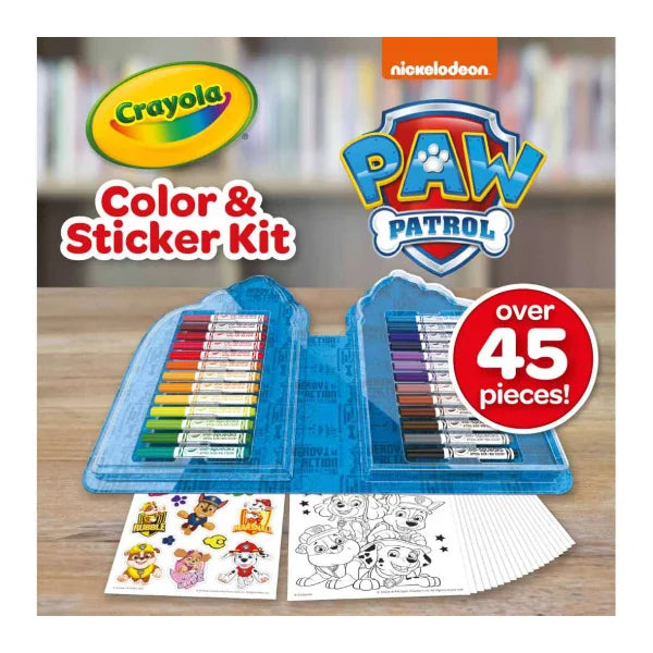 Crayola Colour & Sticker Kit - Paw Patrol
