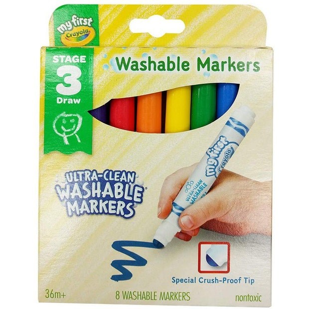 Crayola My First Ultra Round Nib Markers 8pk
