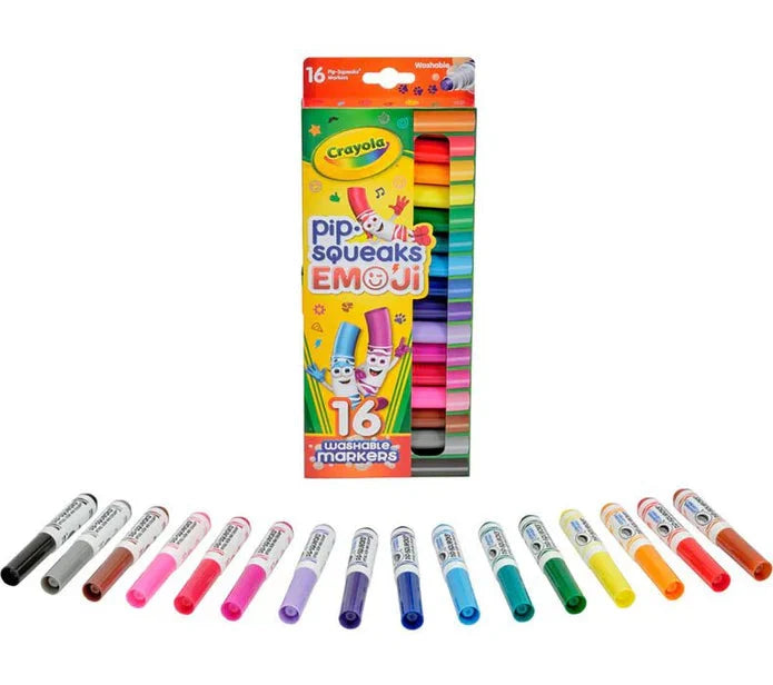 Crayola Pipsqueaks Washable Emoji Markers 16pk