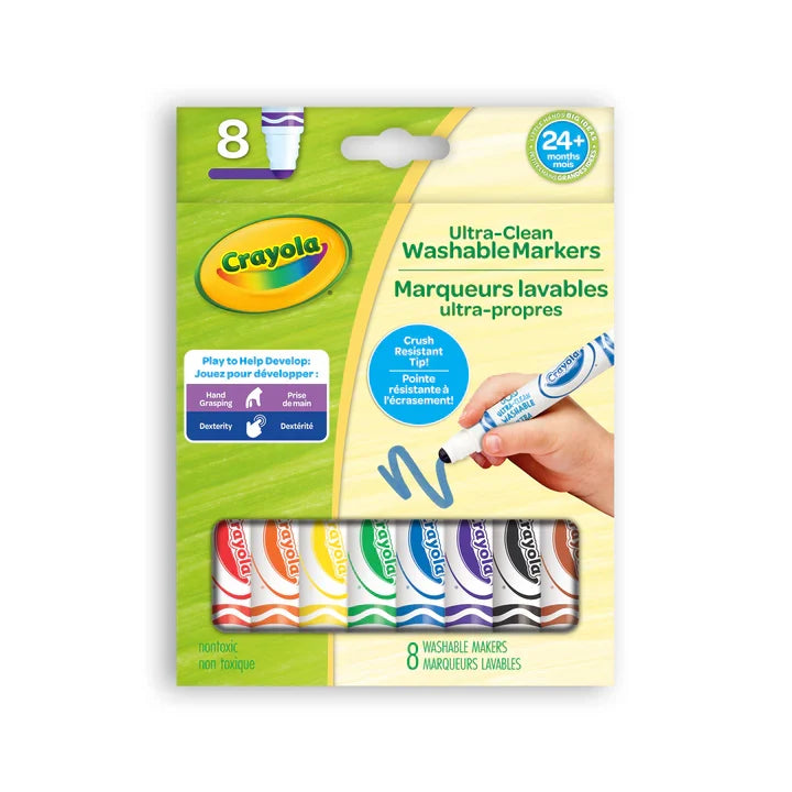 Crayola UltraClean Washable Markers 8pk