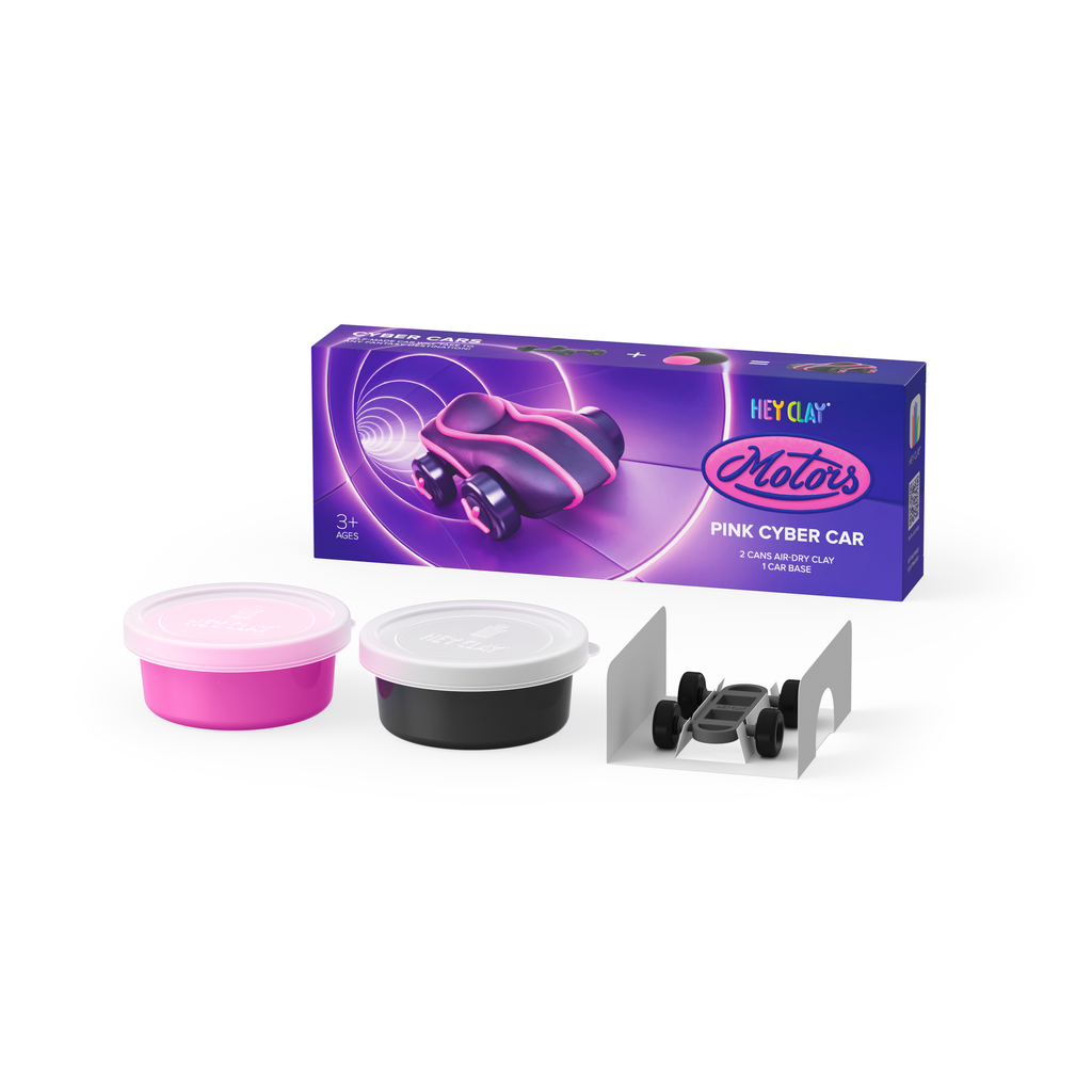 Hey Clay Cyber Car - Pink