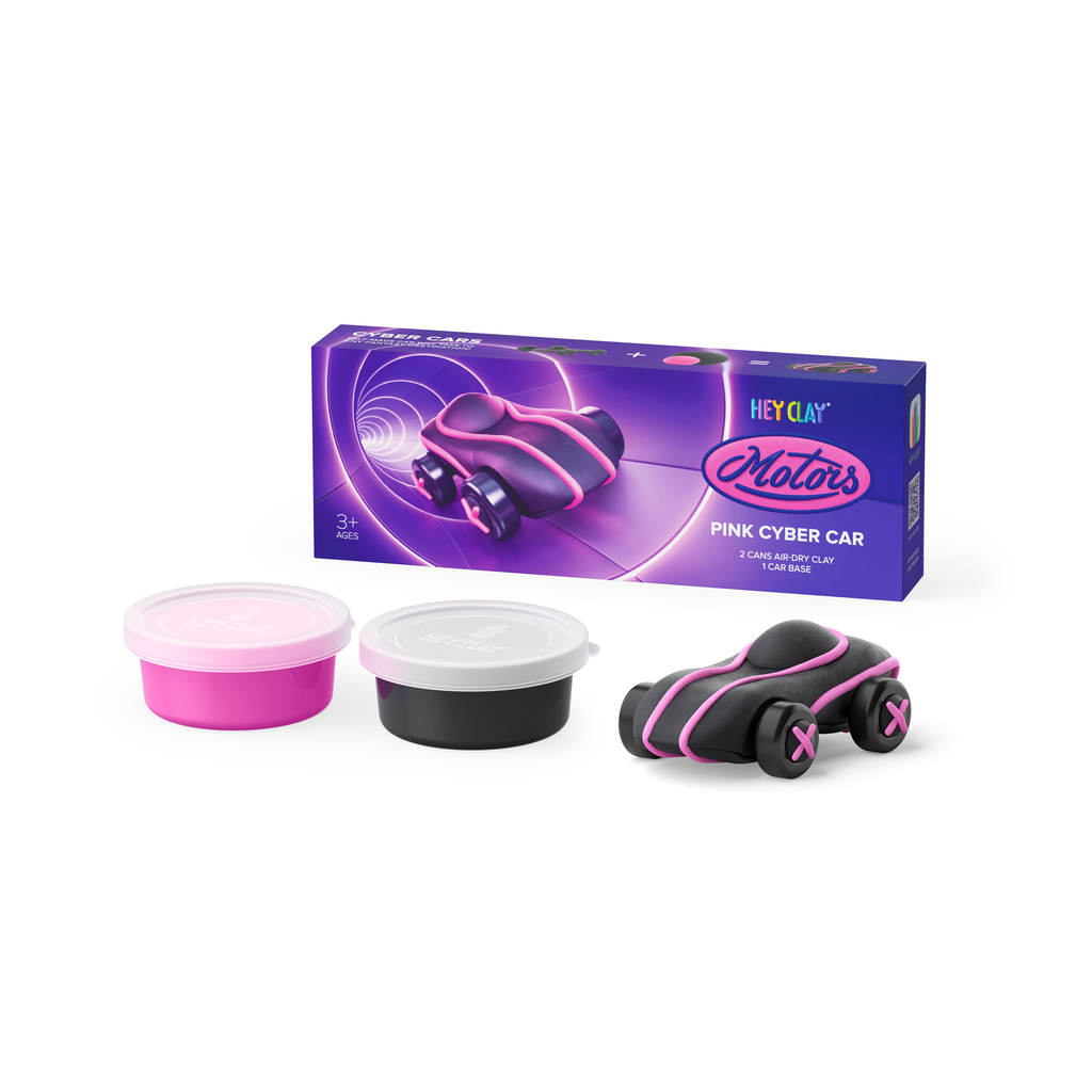 Hey Clay Cyber Car - Pink