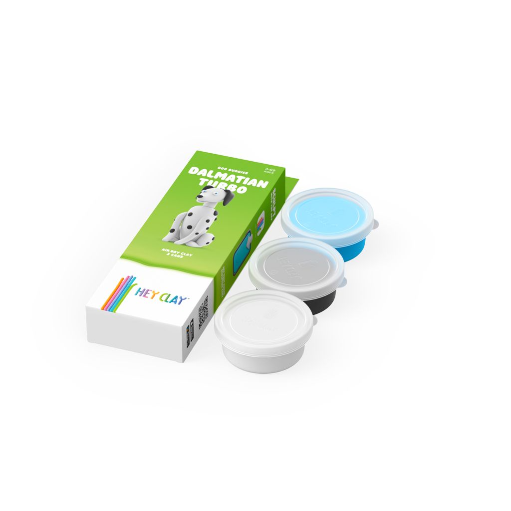 Hey Clay Single Pack - Dalmation Turbo
