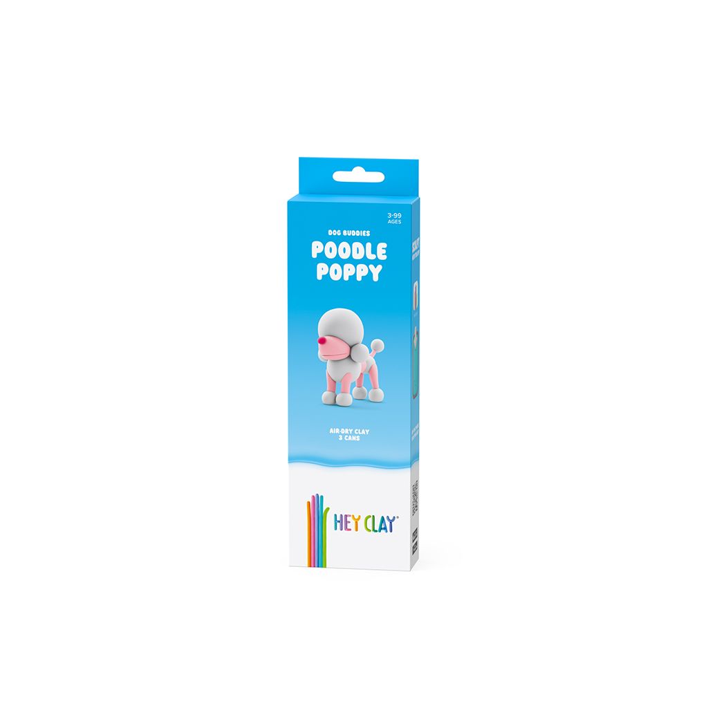Hey Clay Single Pack - Poodle Poppy