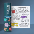 Hey Doodle Silicone Playmat - Toot Toot Honk (Mini)