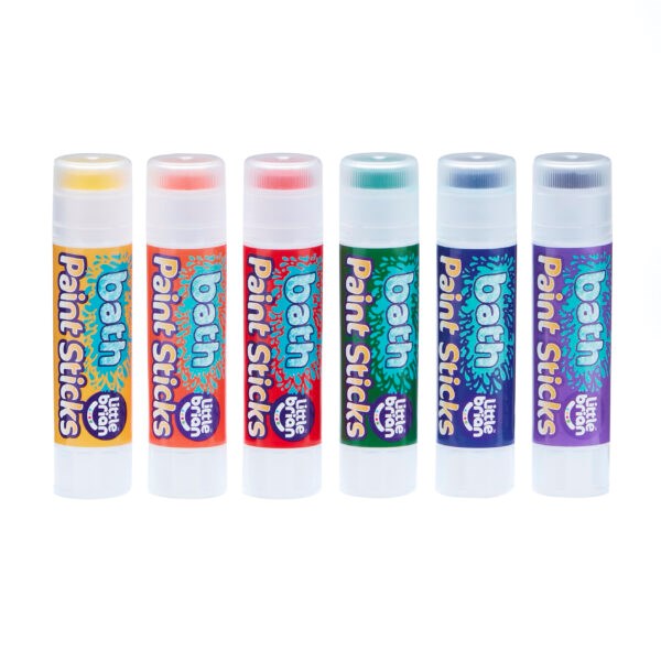 Little Brian Bath Paint Sticks - 6 pack