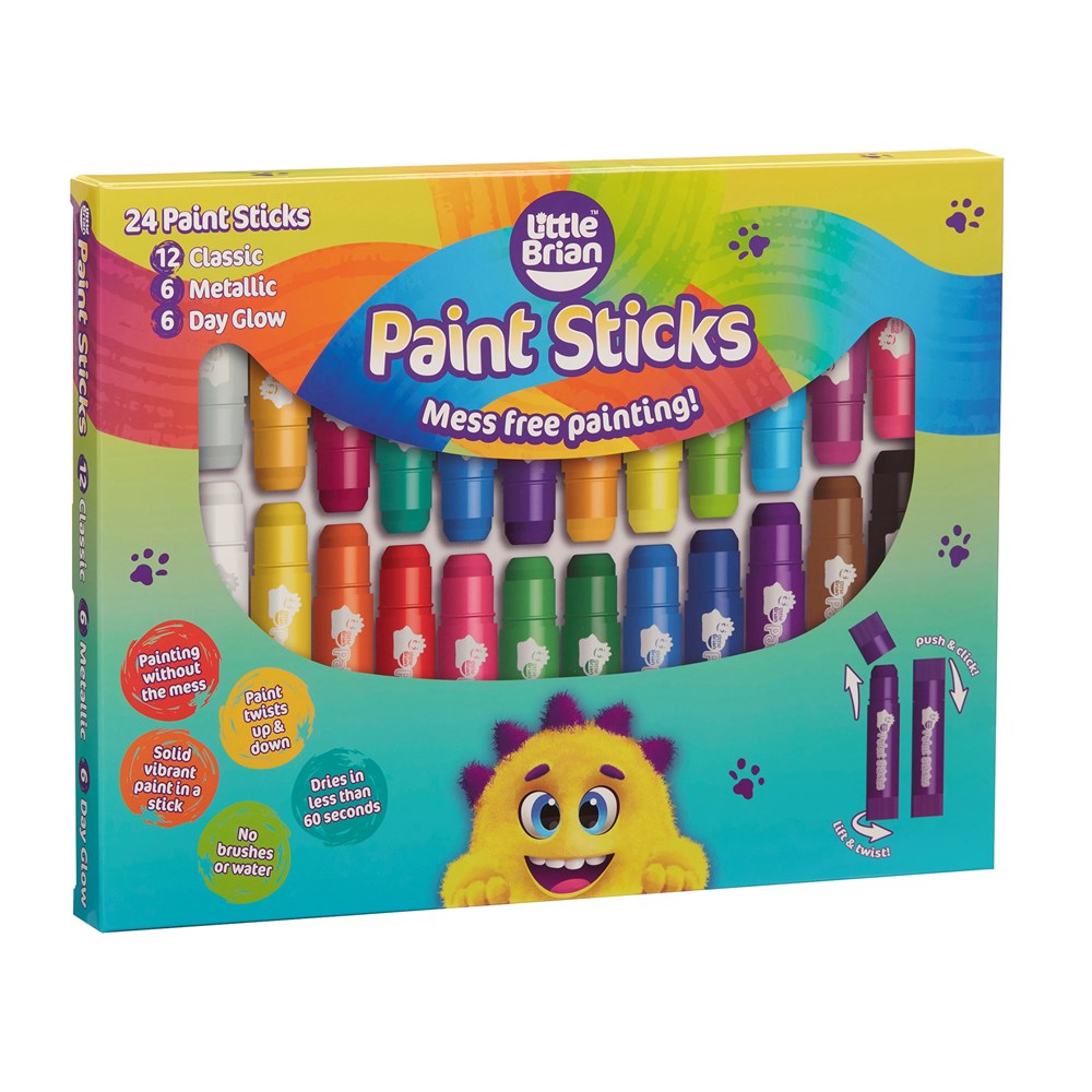 Little Brian Paint Sticks - 24 pack
