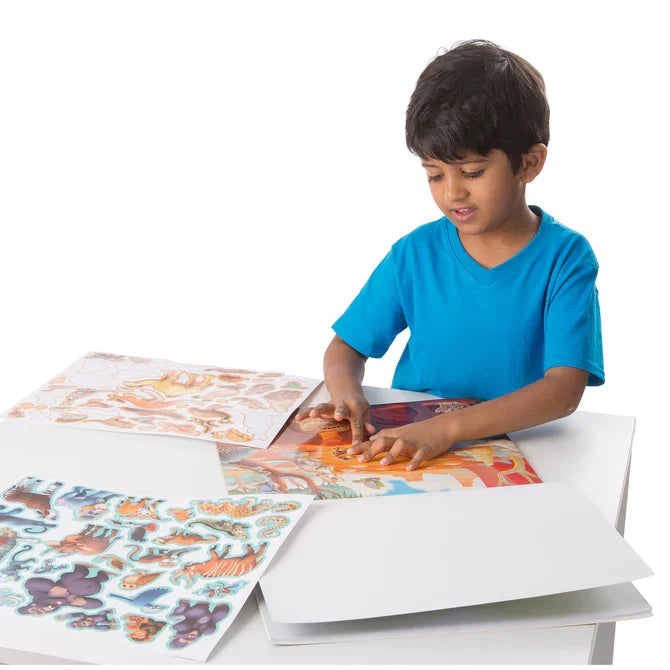 Melissa & Doug Reusable Sticker Pad - Jungle & Savanna