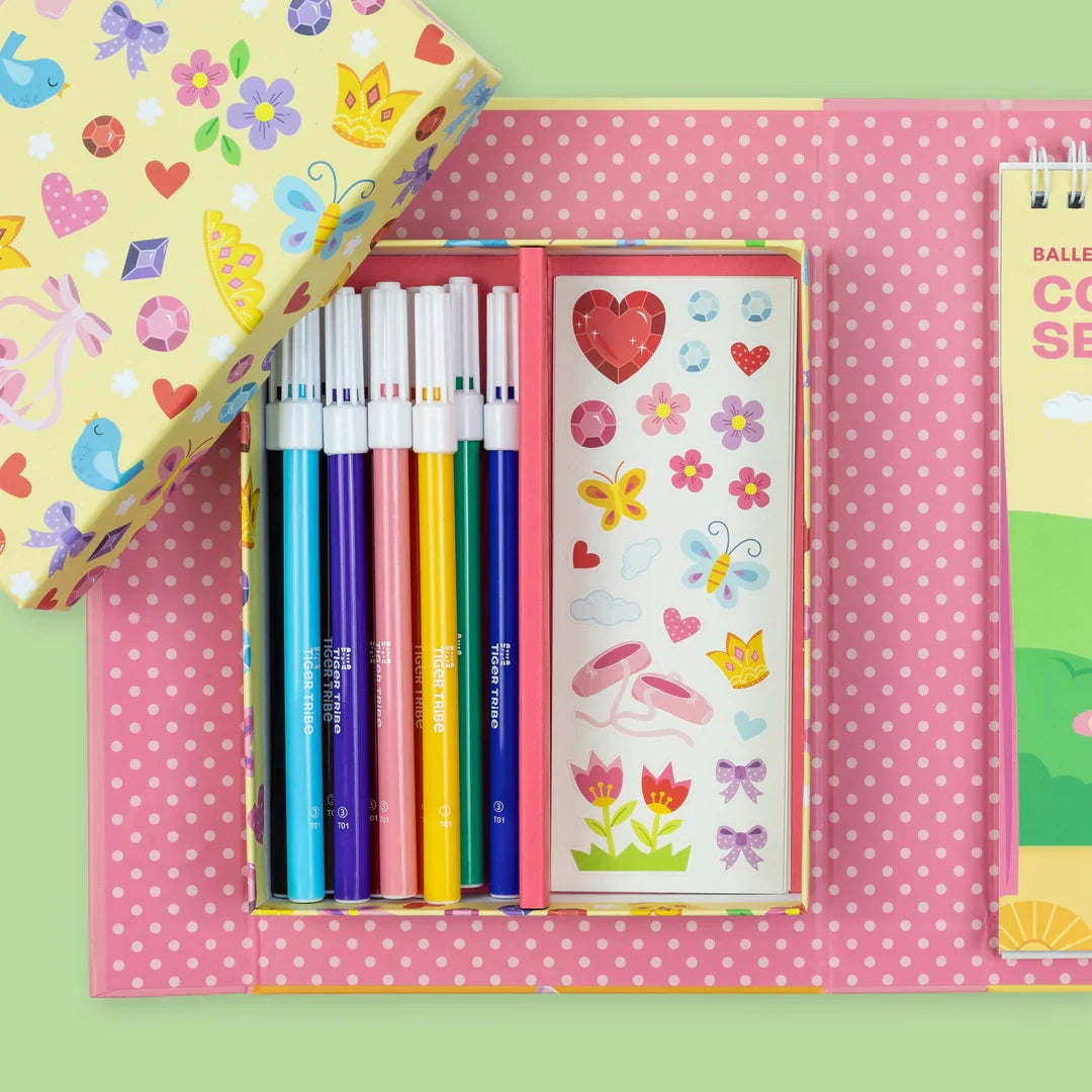 Tiger Tribe Colouring Set - Ballet