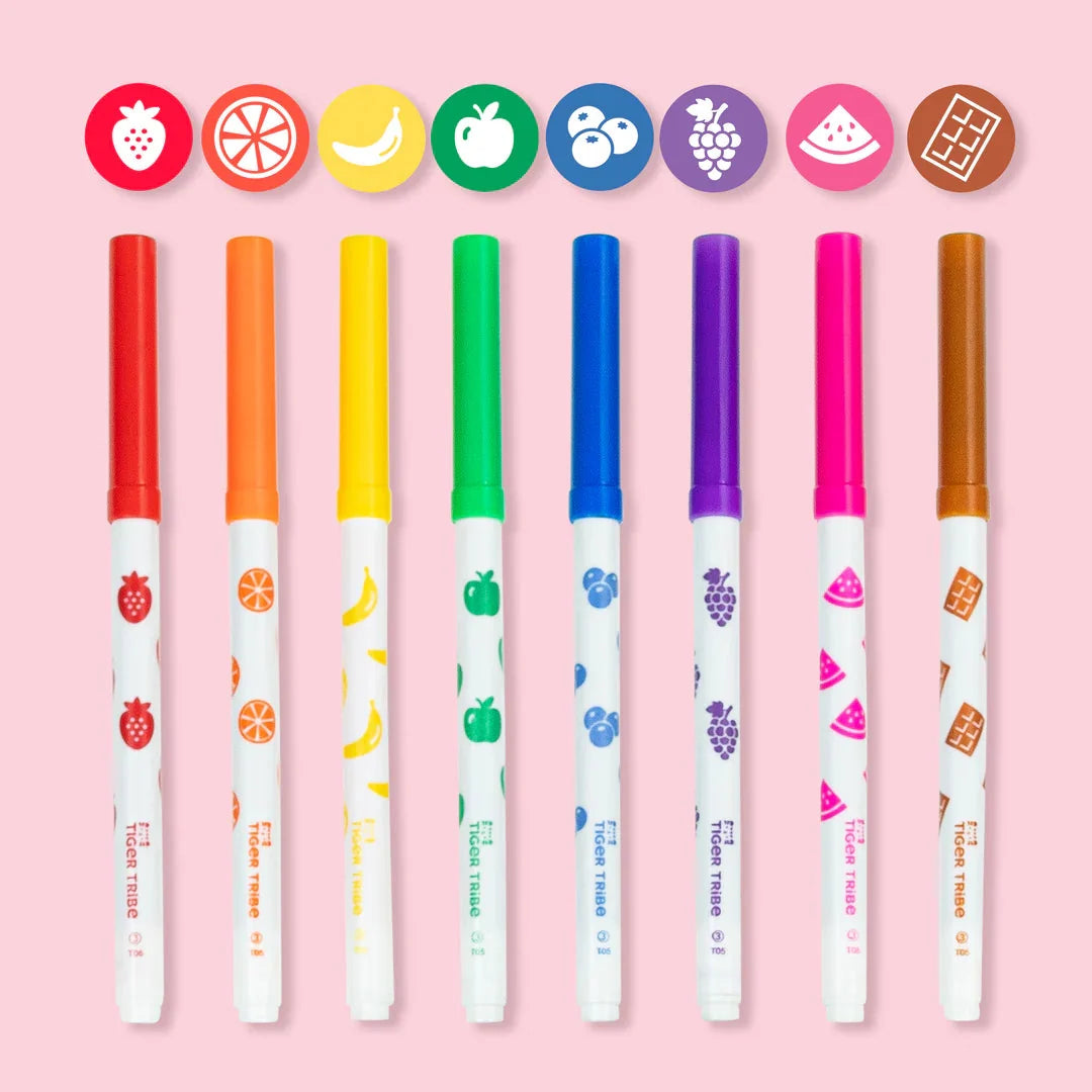 Tiger Tribe Colouring Set - Scented Fruity Cutie